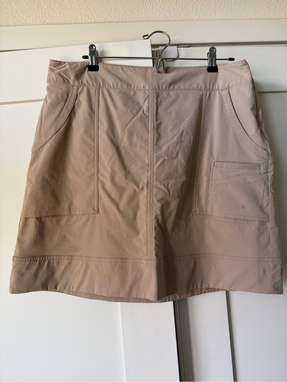 Tan Utility Skort, Size L by Lucy